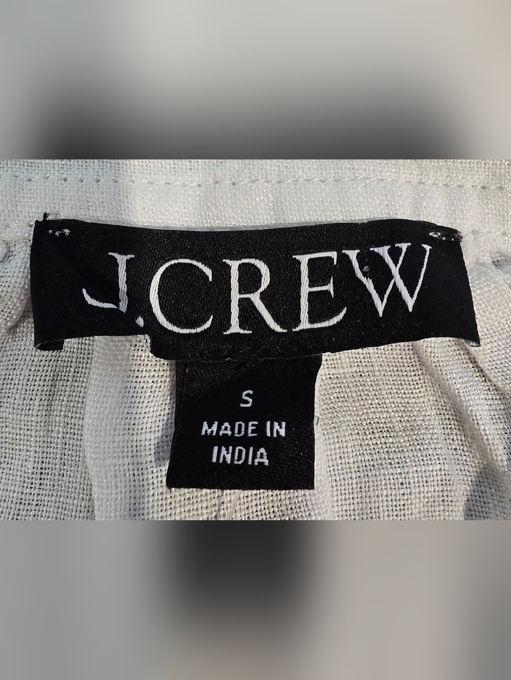 J.Crew White Linen Cabana Top Size Small - Picture 3 of 6